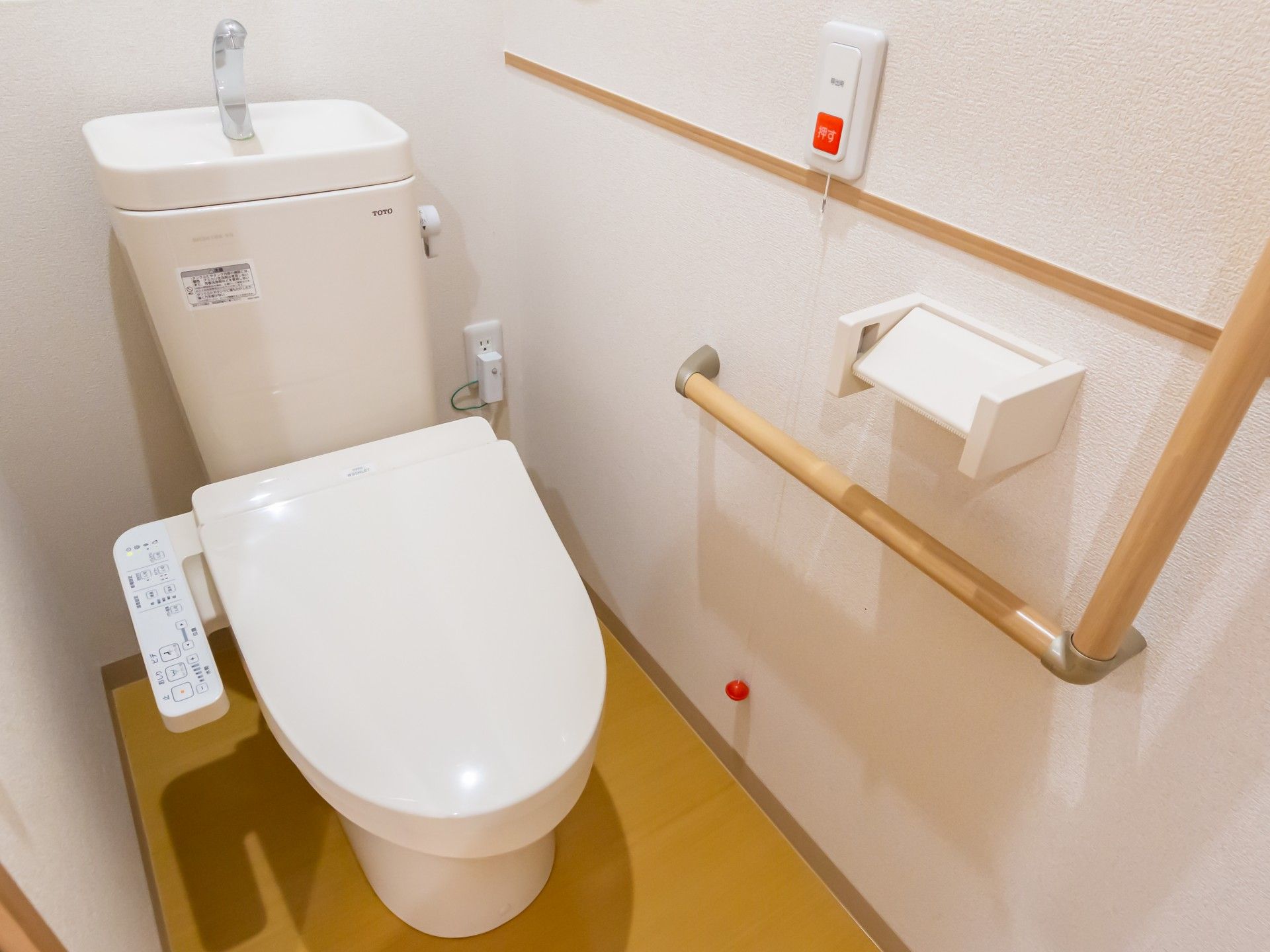 安全に配慮したトイレ