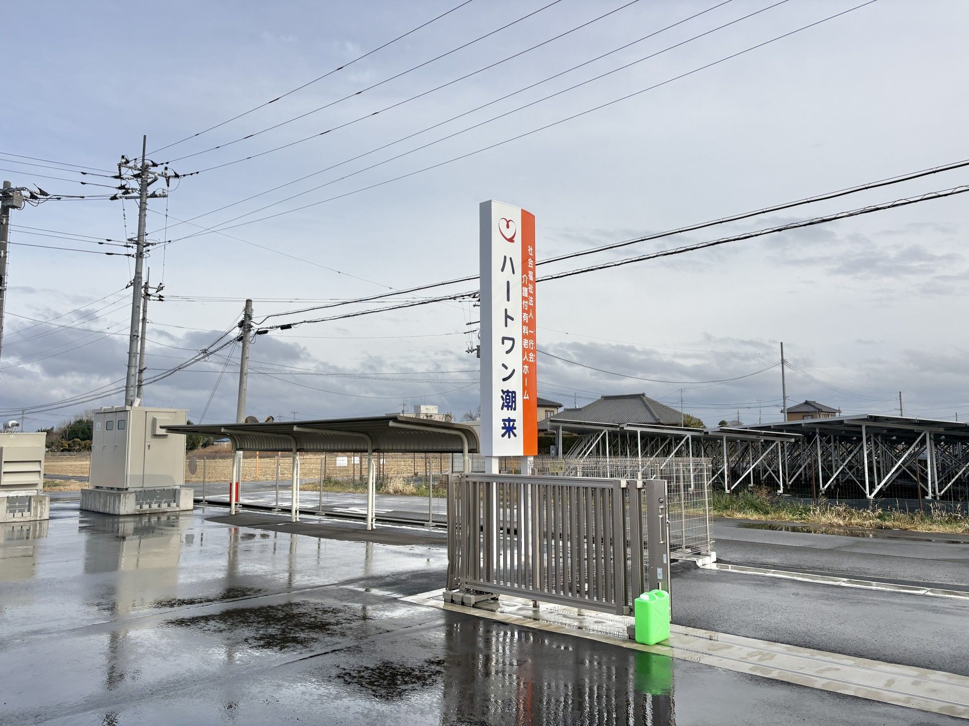 駐車場の入り口