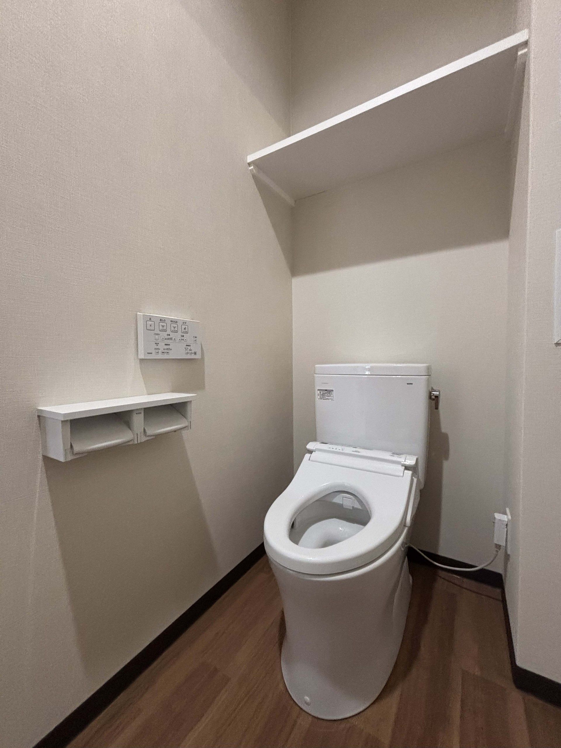 清潔なトイレ空間