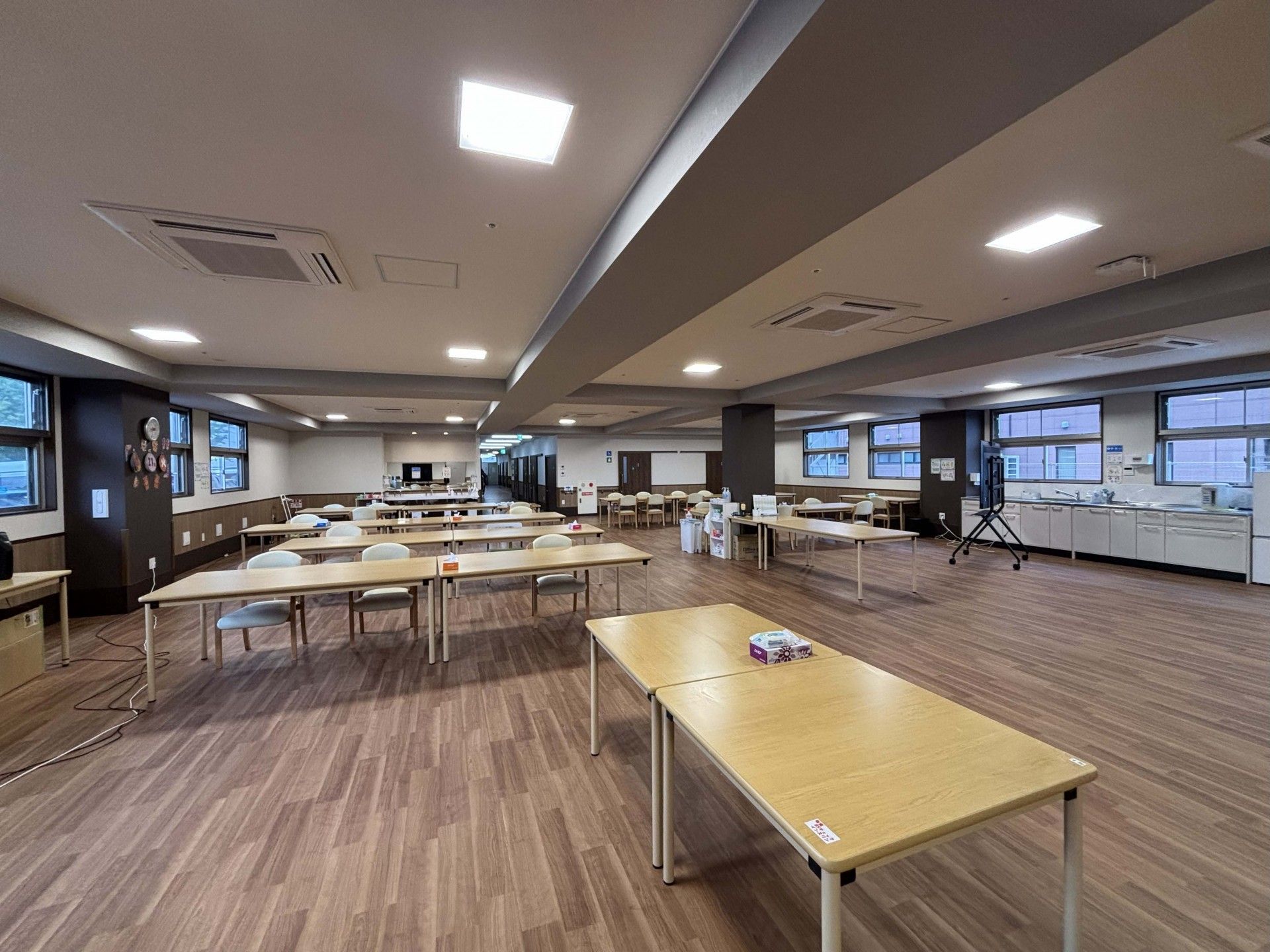 広々とした共有スペース