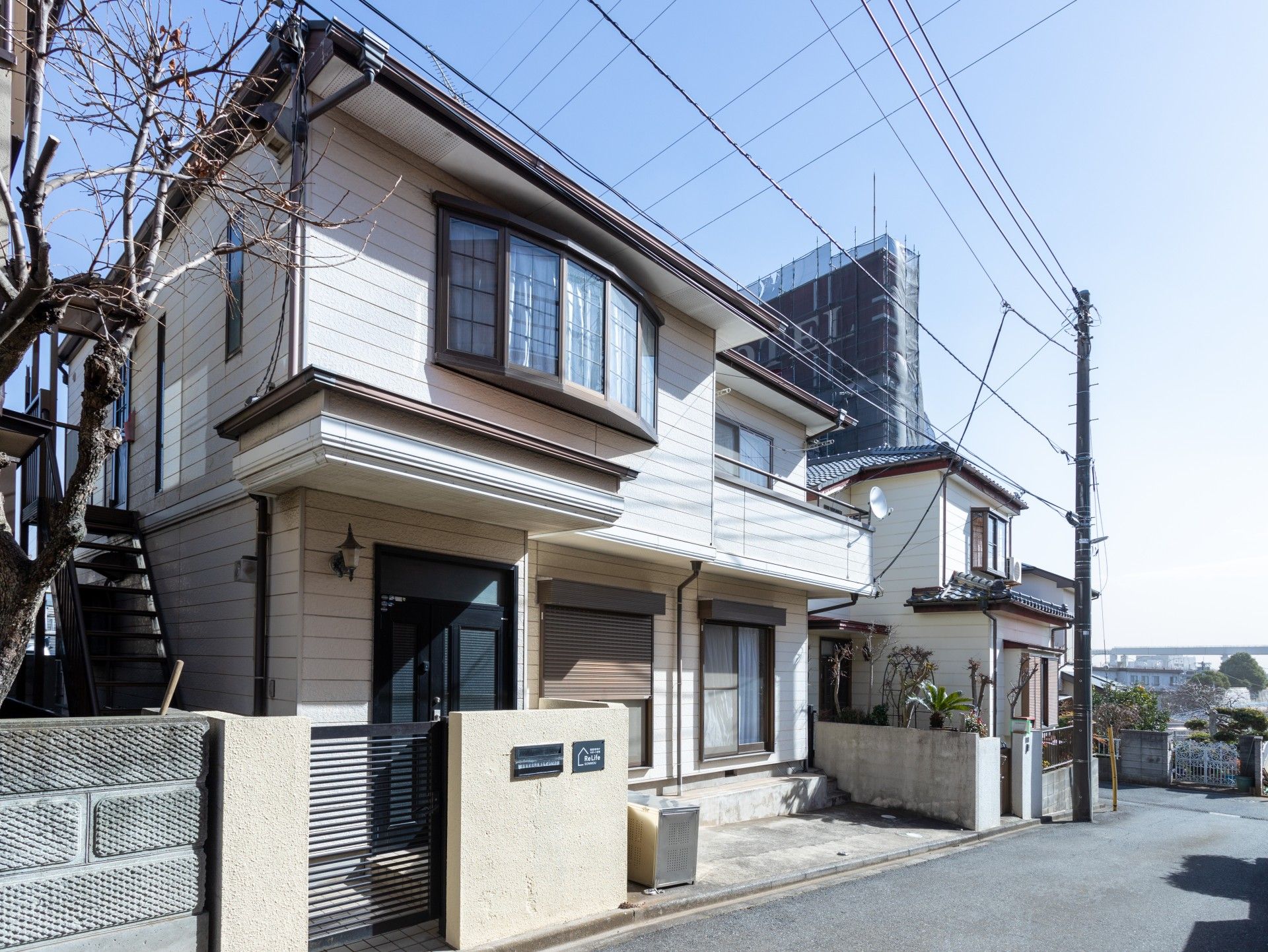 静かな住宅街の一角