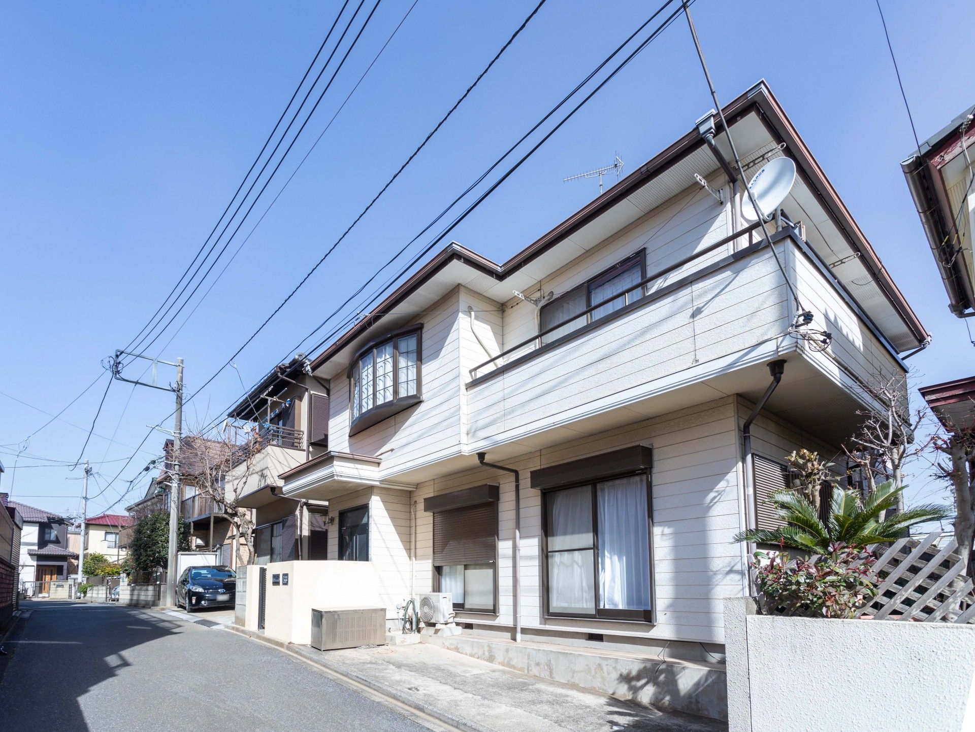静かな住宅街の一角