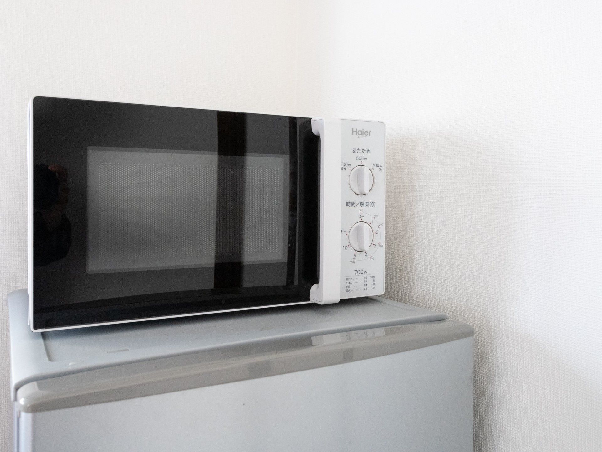 電子レンジと冷蔵庫