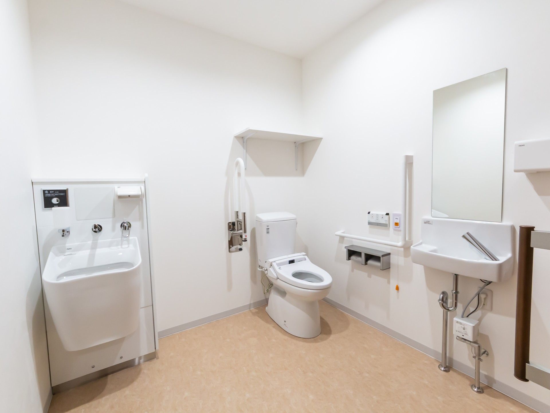 使いやすいトイレ設備