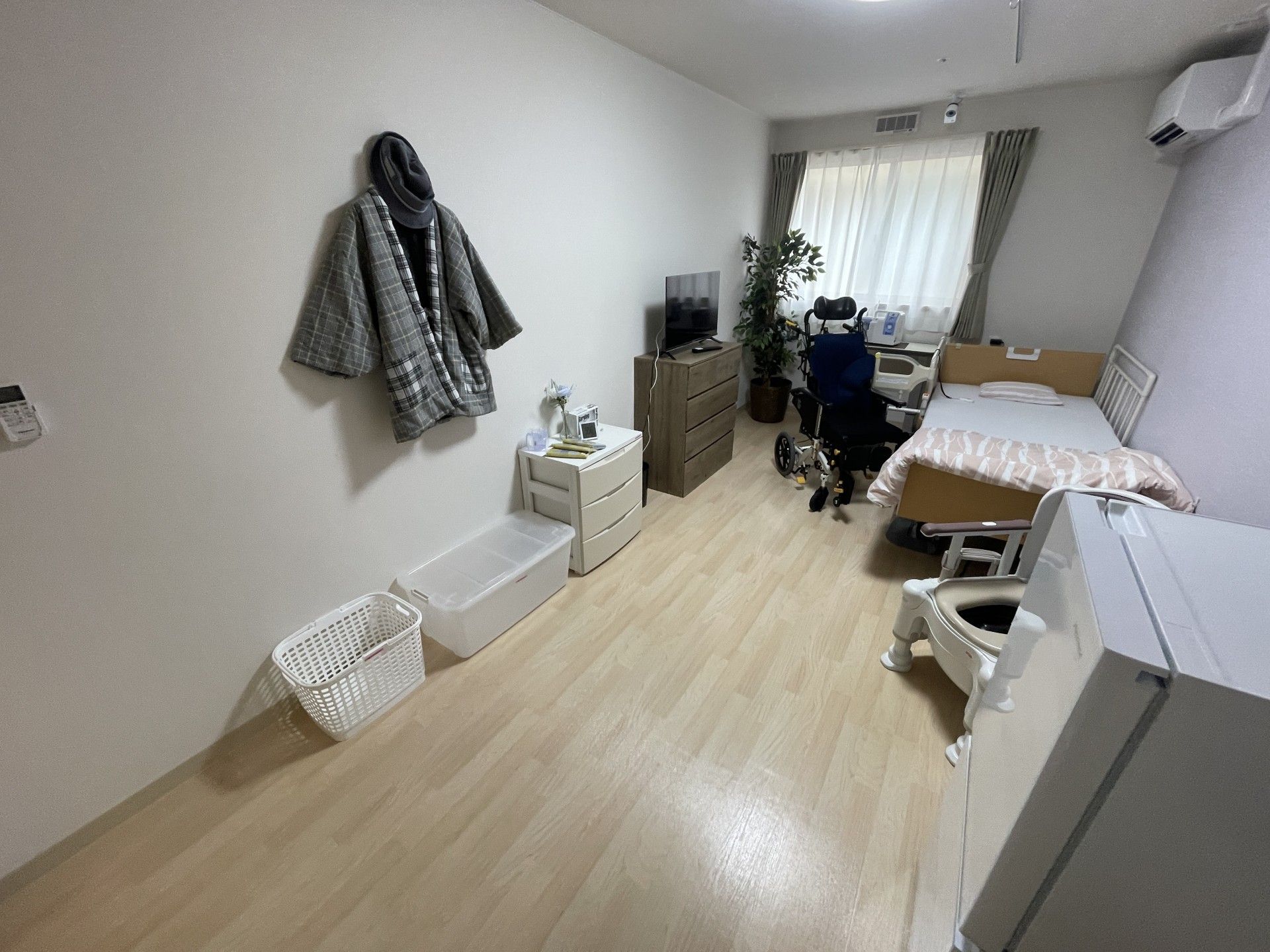 落ち着いた個室の様子
