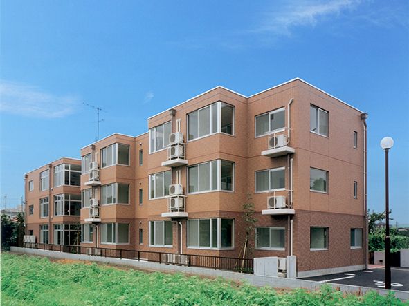 デザイナーズマンションのように、モダンで個性的な施設外観