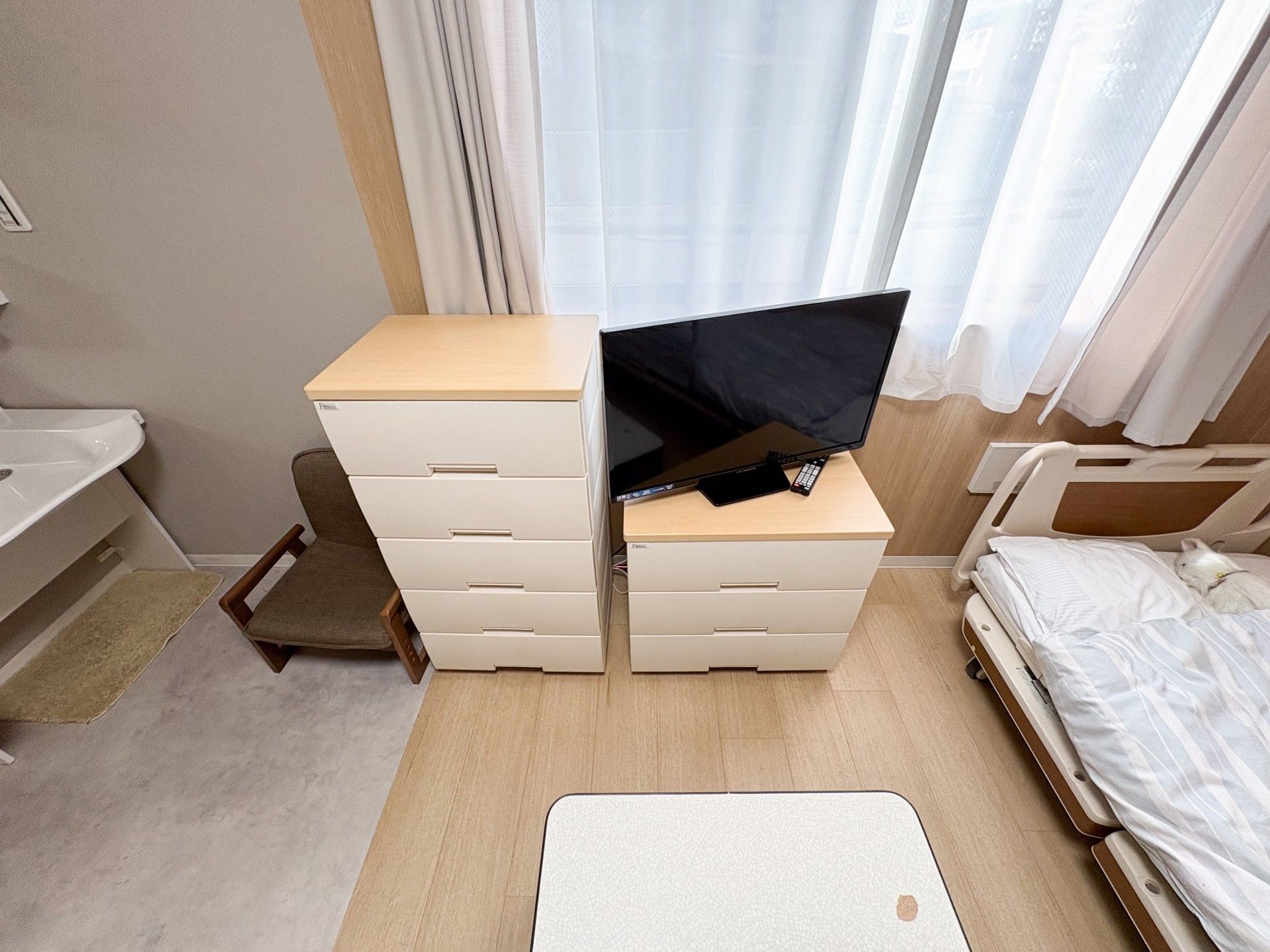 落ち着いた居室の一角