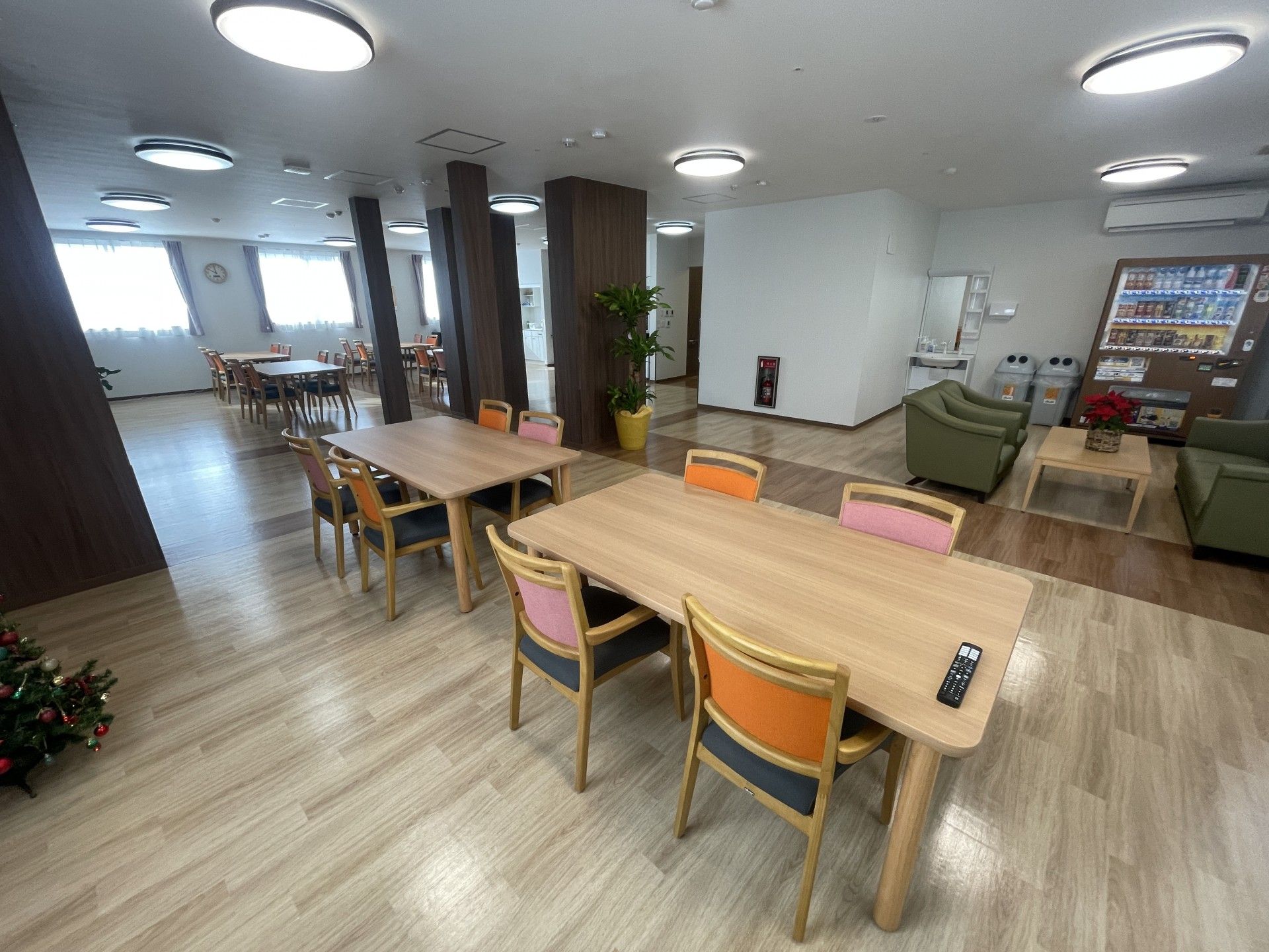 広々とした共有スペース