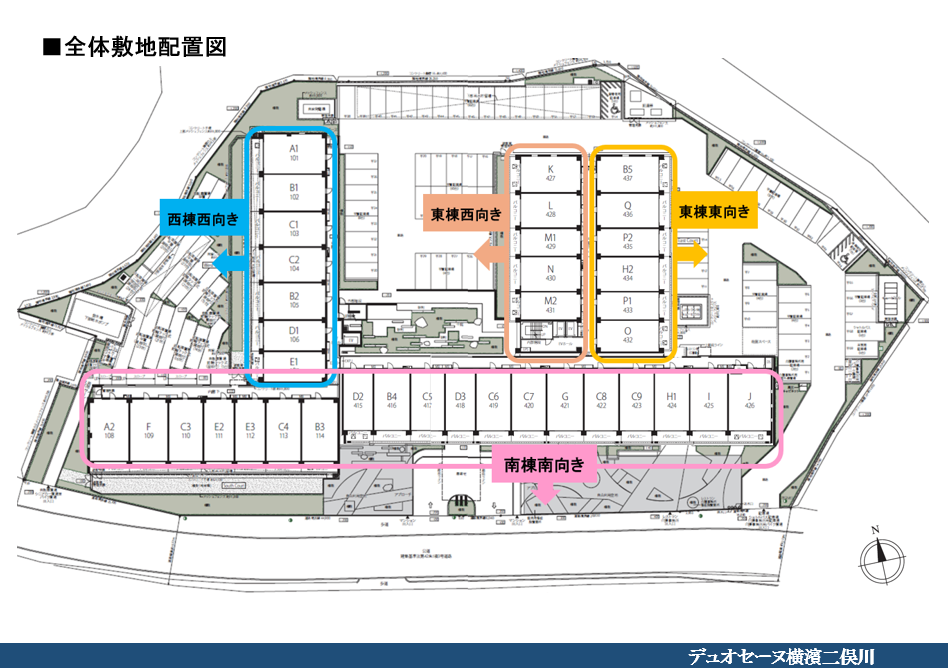 全体敷地配置図