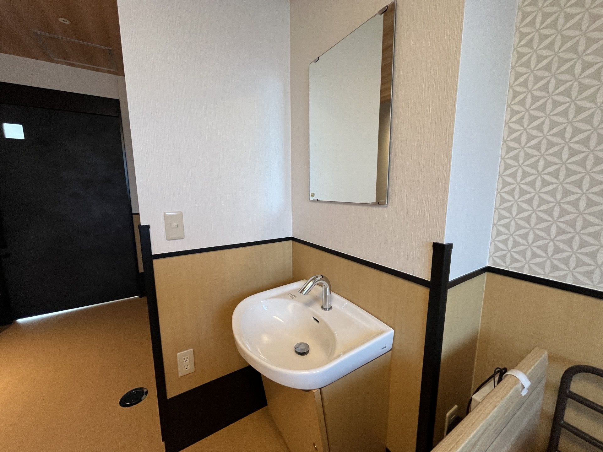 洗面台のある一角