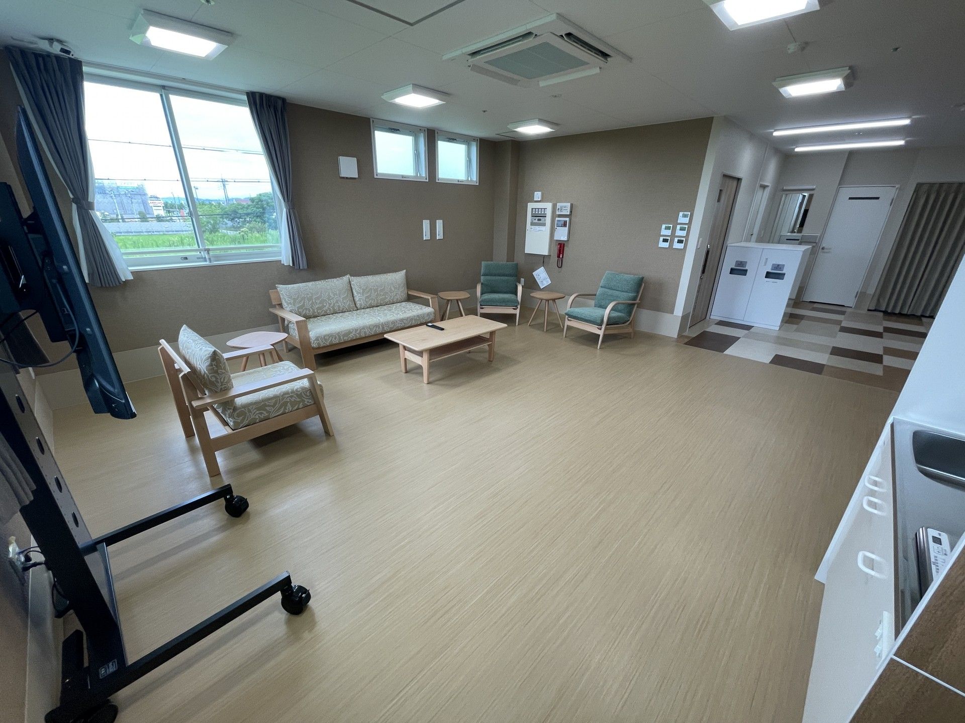 くつろぎのリビングスペース