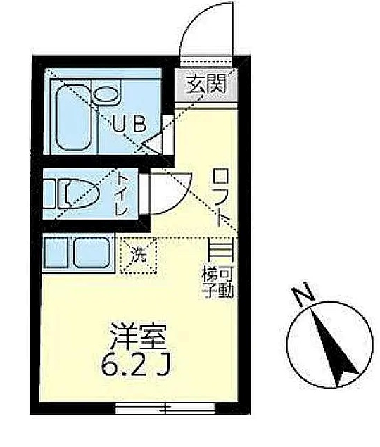 6.2畳の間取り図