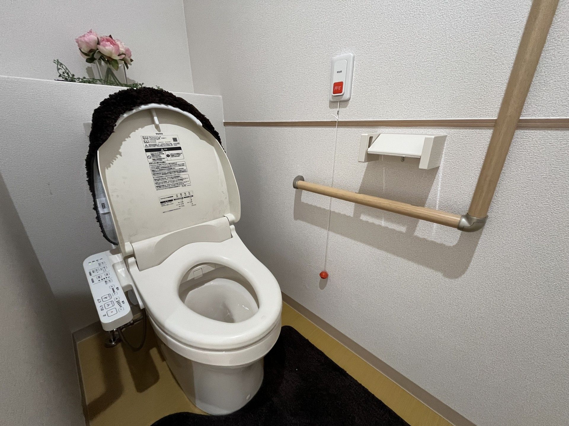 安全に配慮したトイレ
