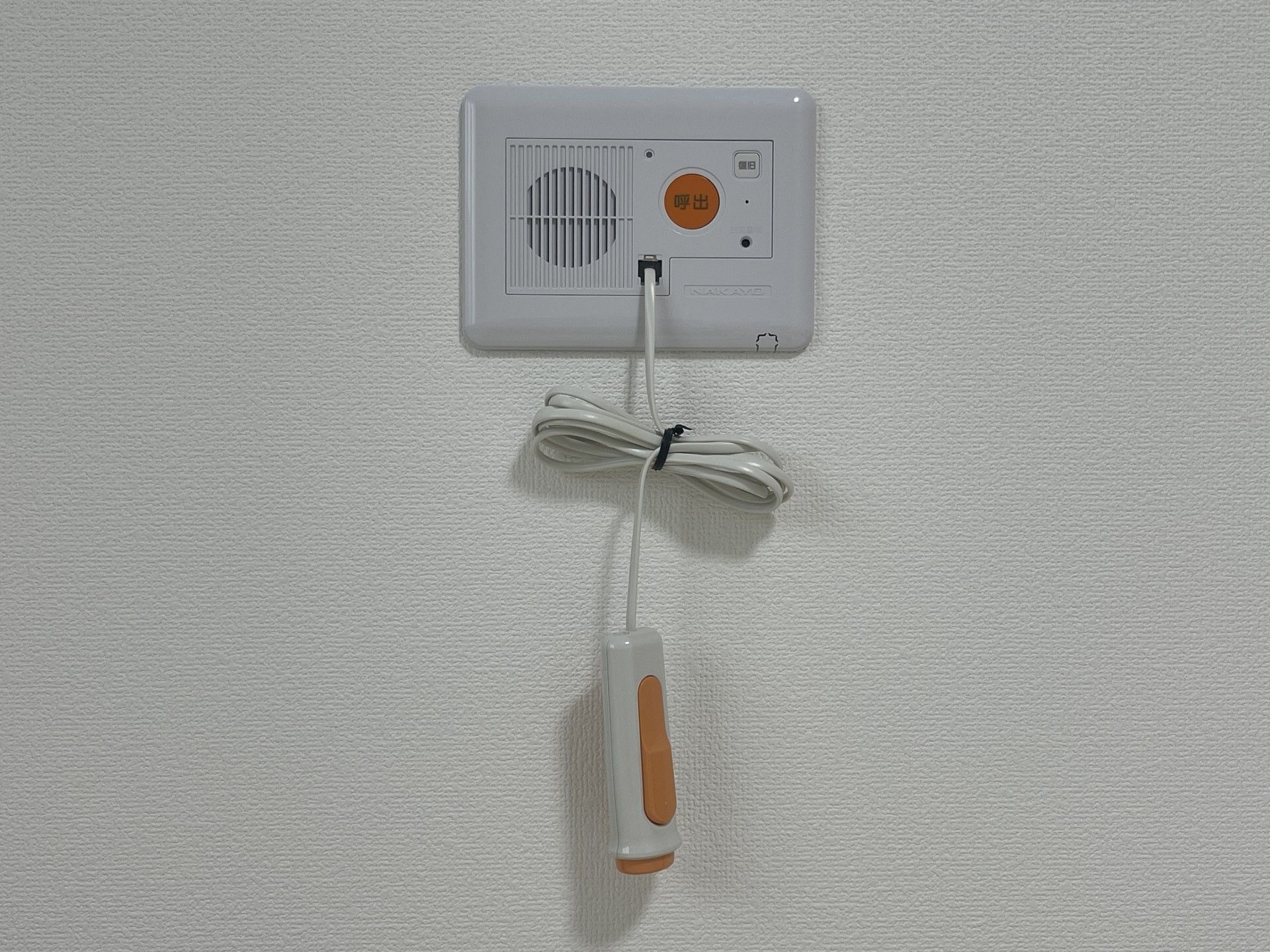 呼び出しボタンの壁面