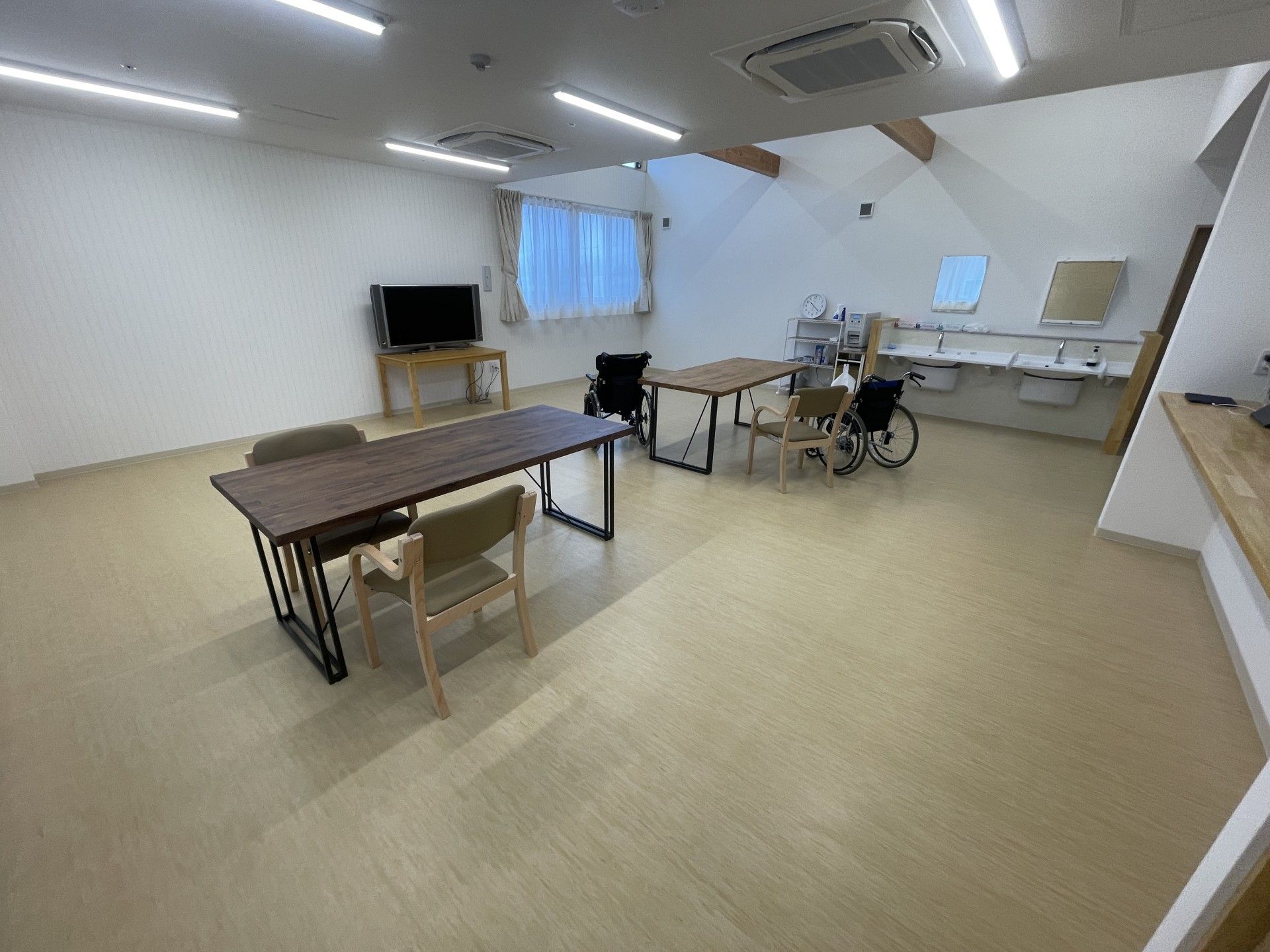 広い共有スペース