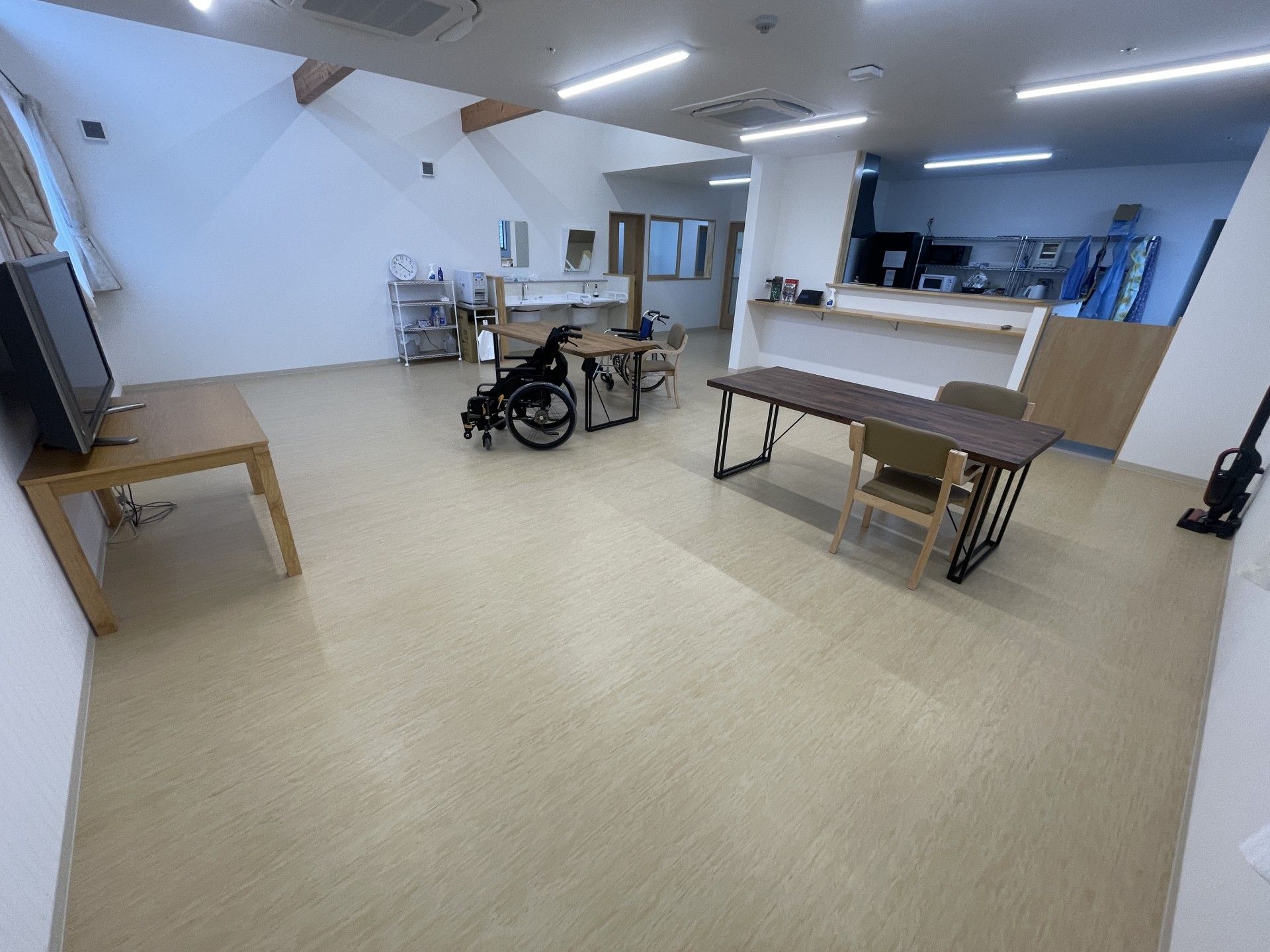 広い共有スペース