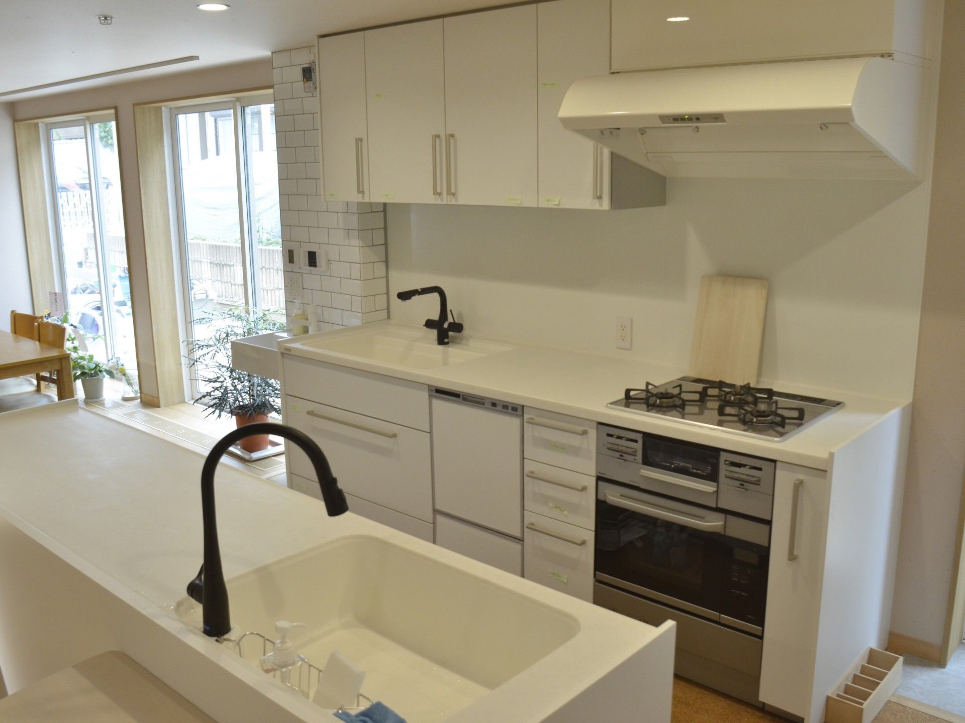 明るいキッチン