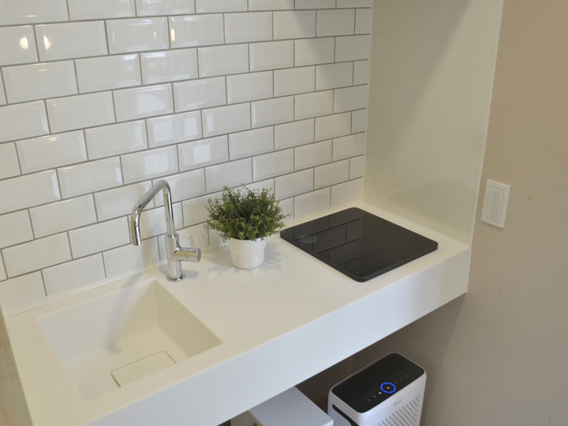 清潔な調理スペース