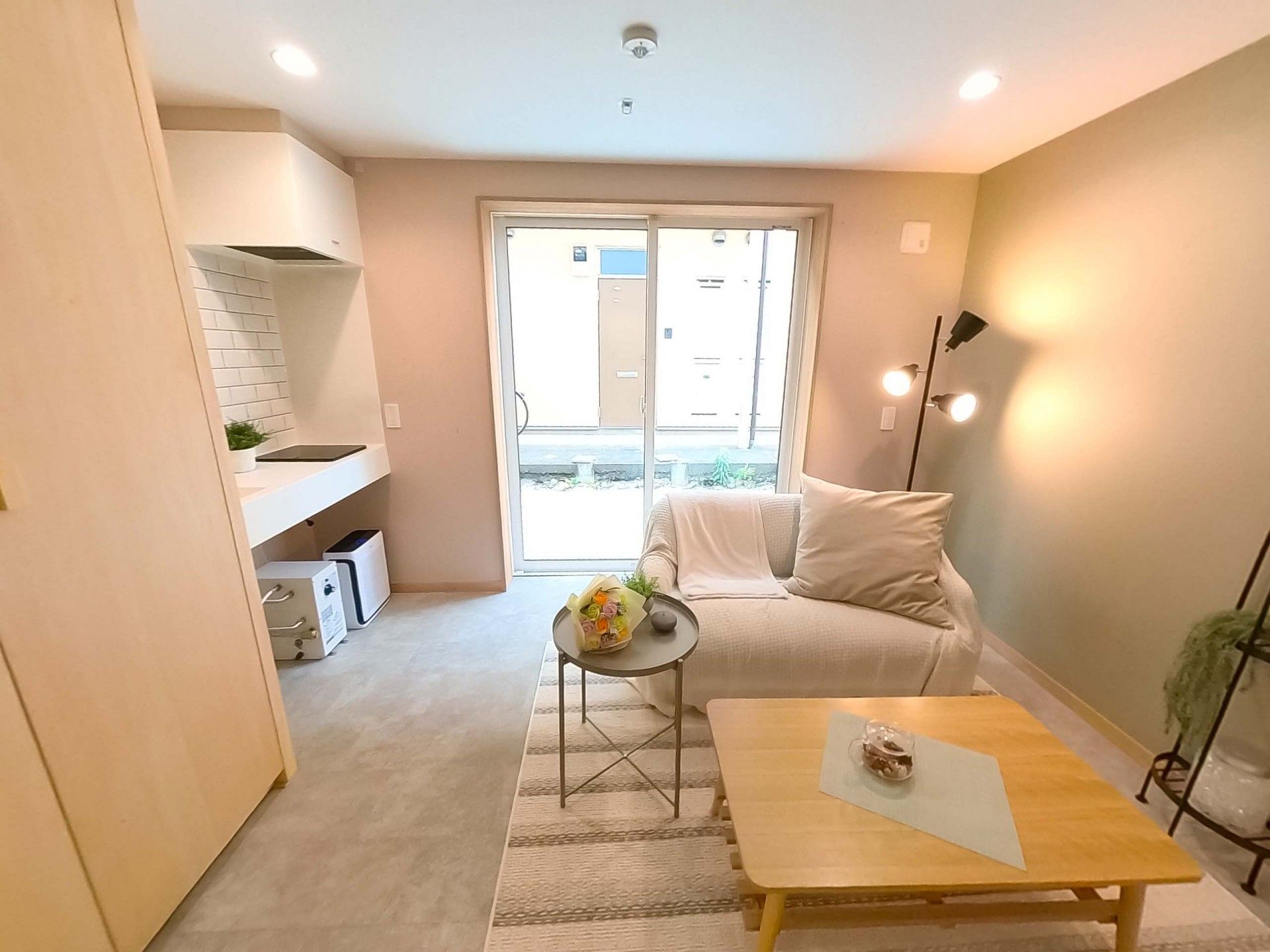 くつろぎのリビングスペース