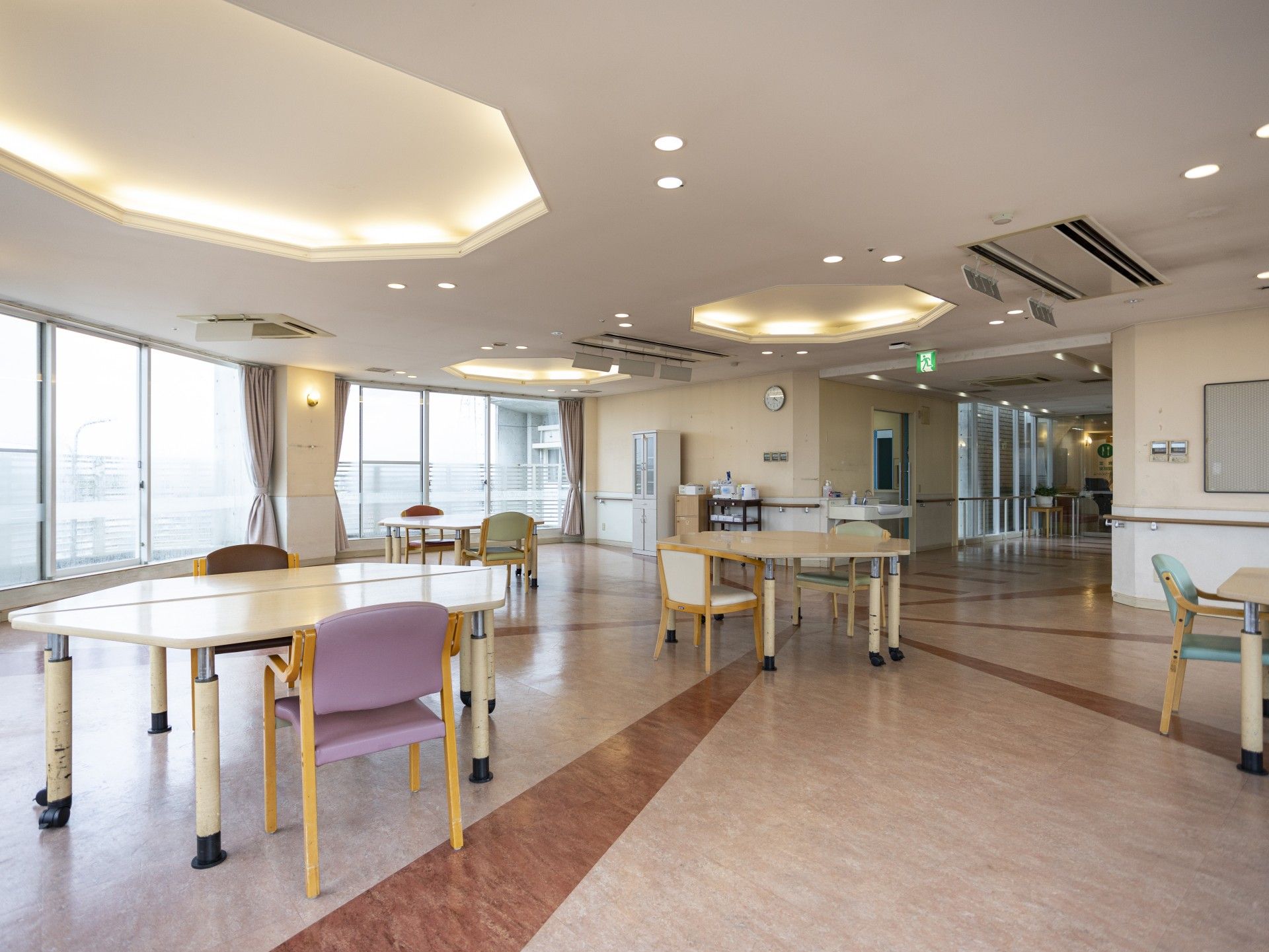 広々とした共有スペース