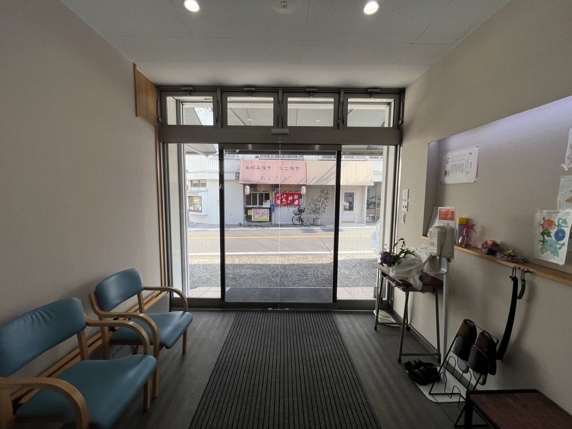 明るいエントランス