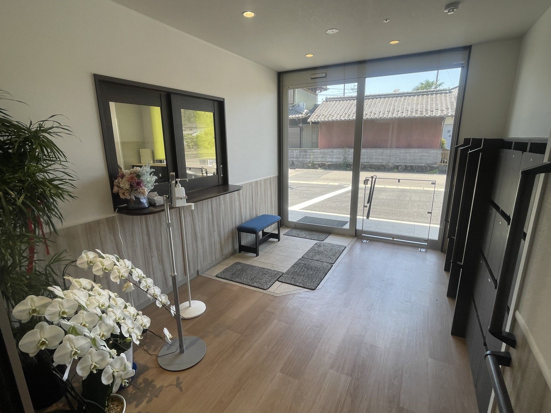 明るいエントランス