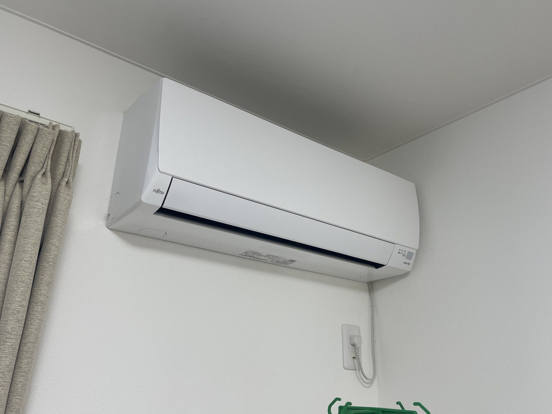 快適な空調設備の部屋