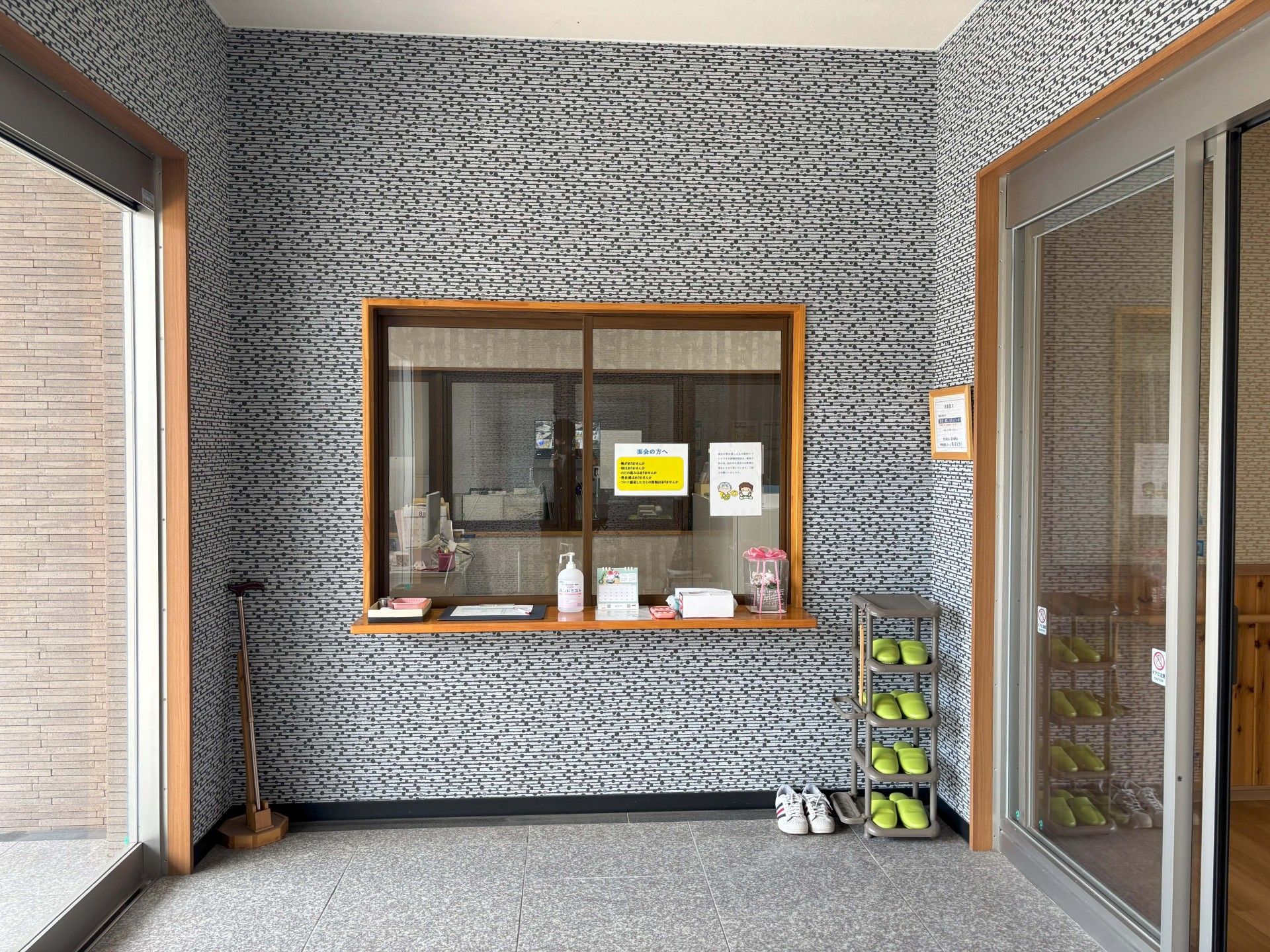 受付のあるエントランス