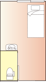 個室の間取り図