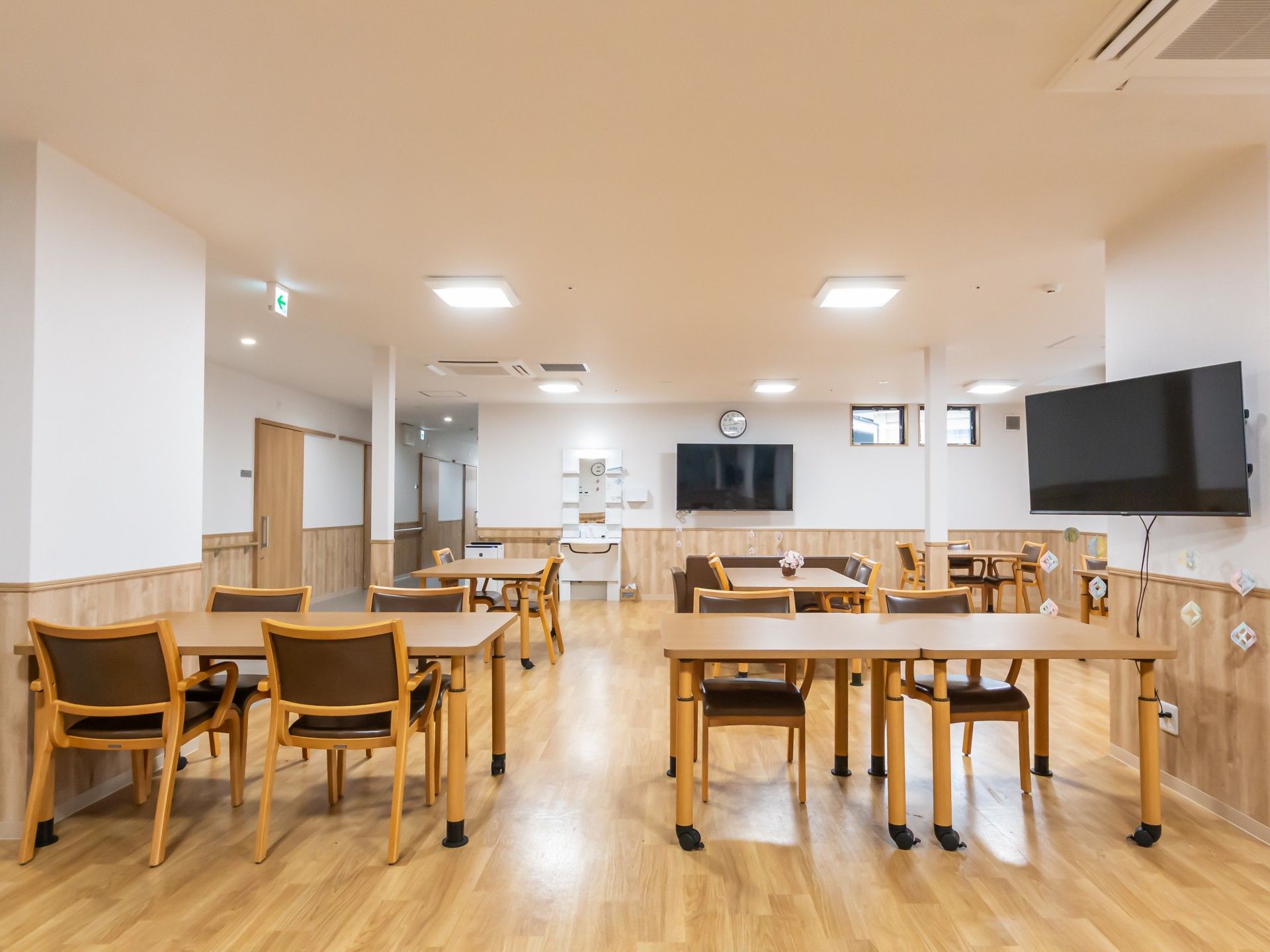 広々とした共有スペース
