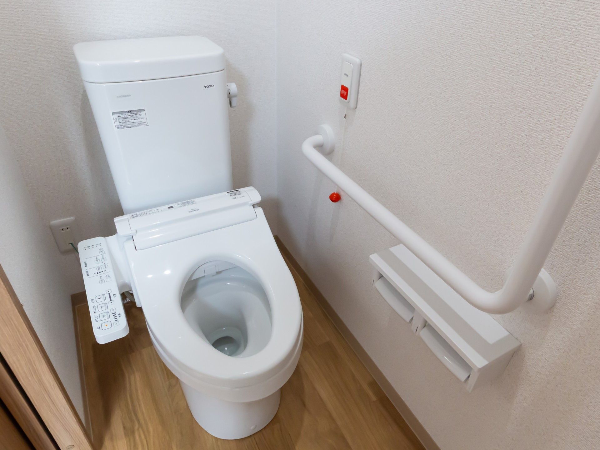 安全に配慮したトイレ