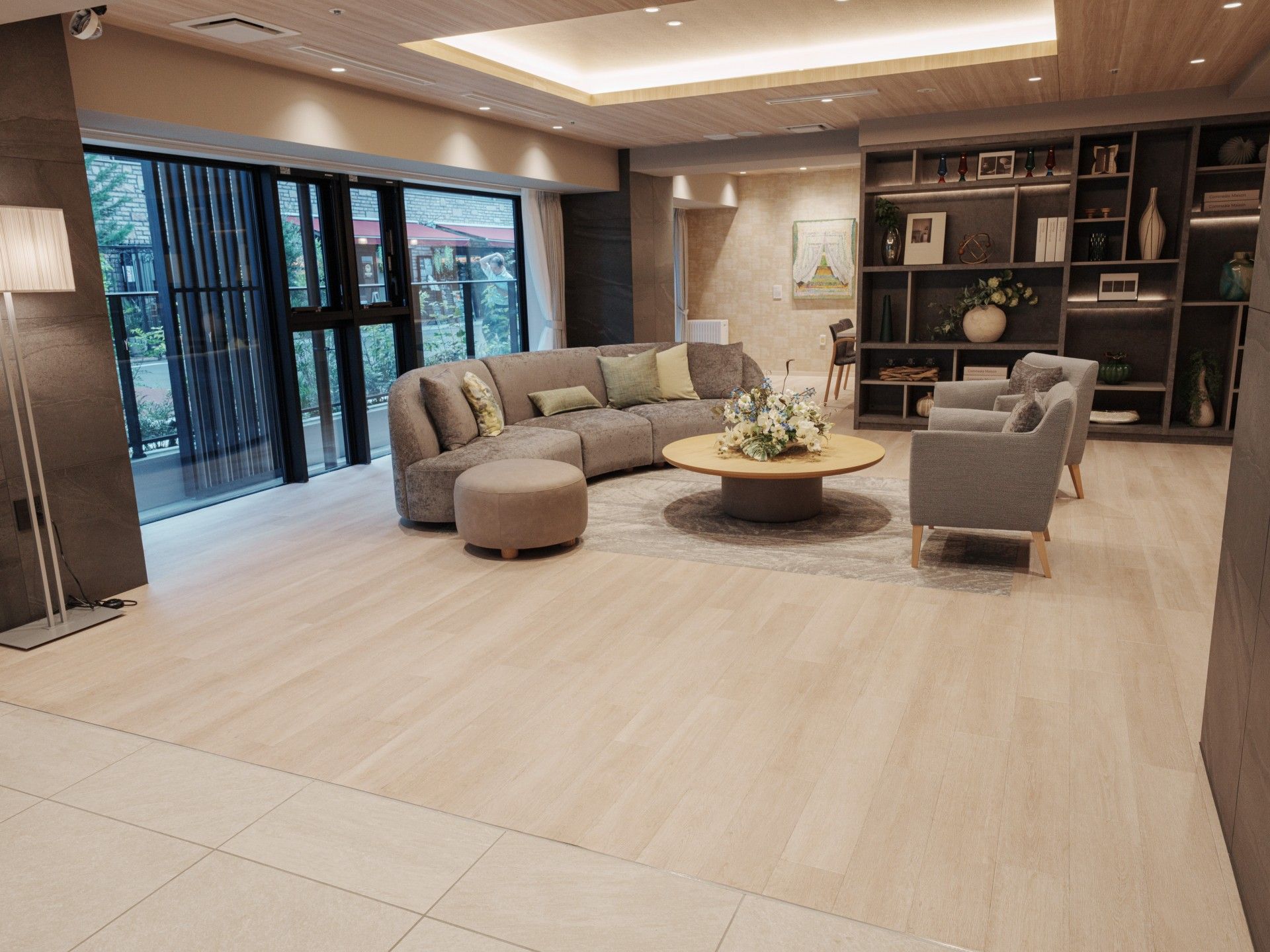 落ち着いた雰囲気のリビング