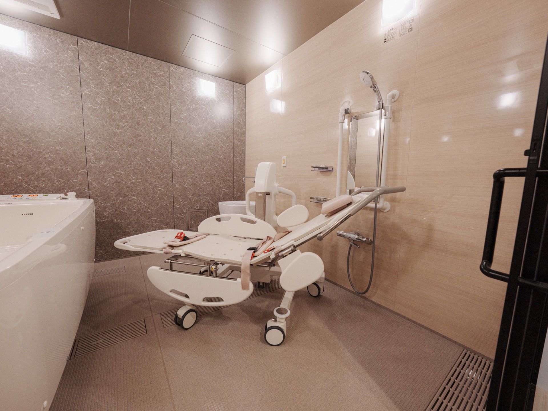 入浴設備の一角