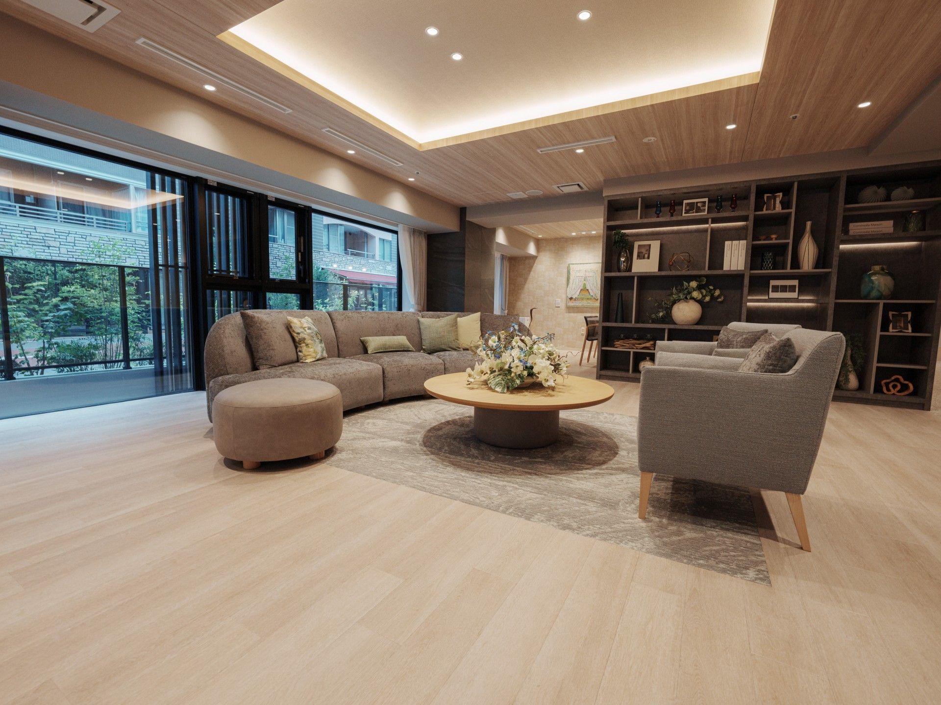 落ち着いた雰囲気のリビング