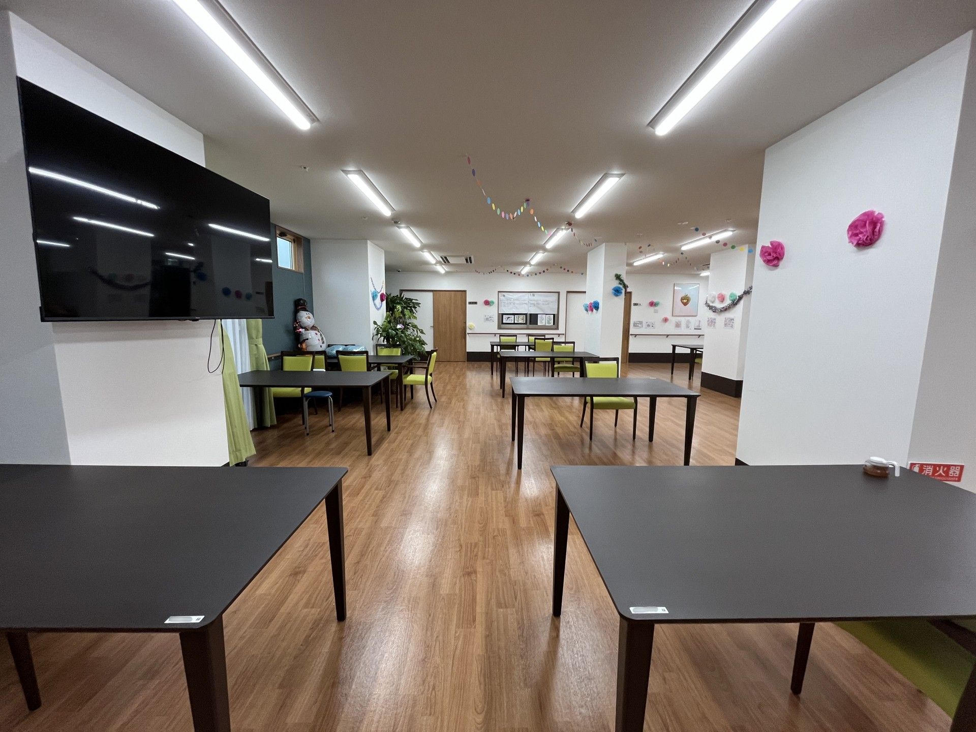 広々とした共有スペース