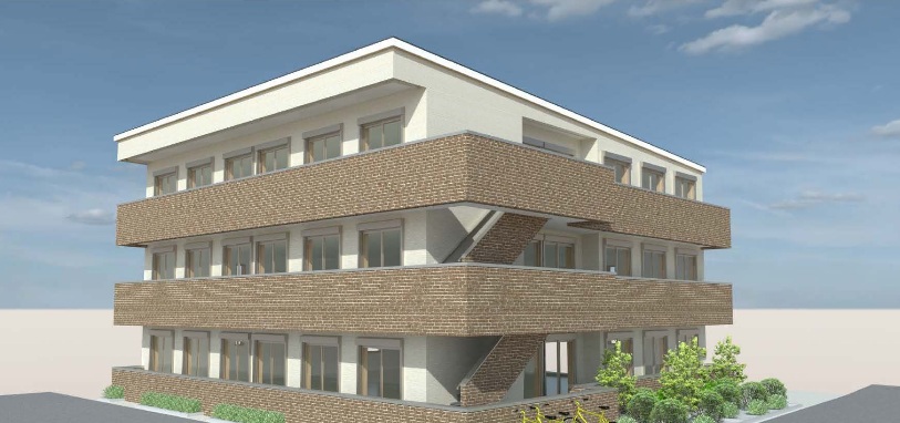 三階建ての建物外観