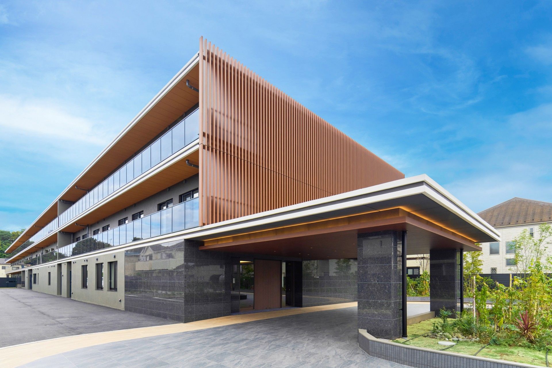 エントランスの外観