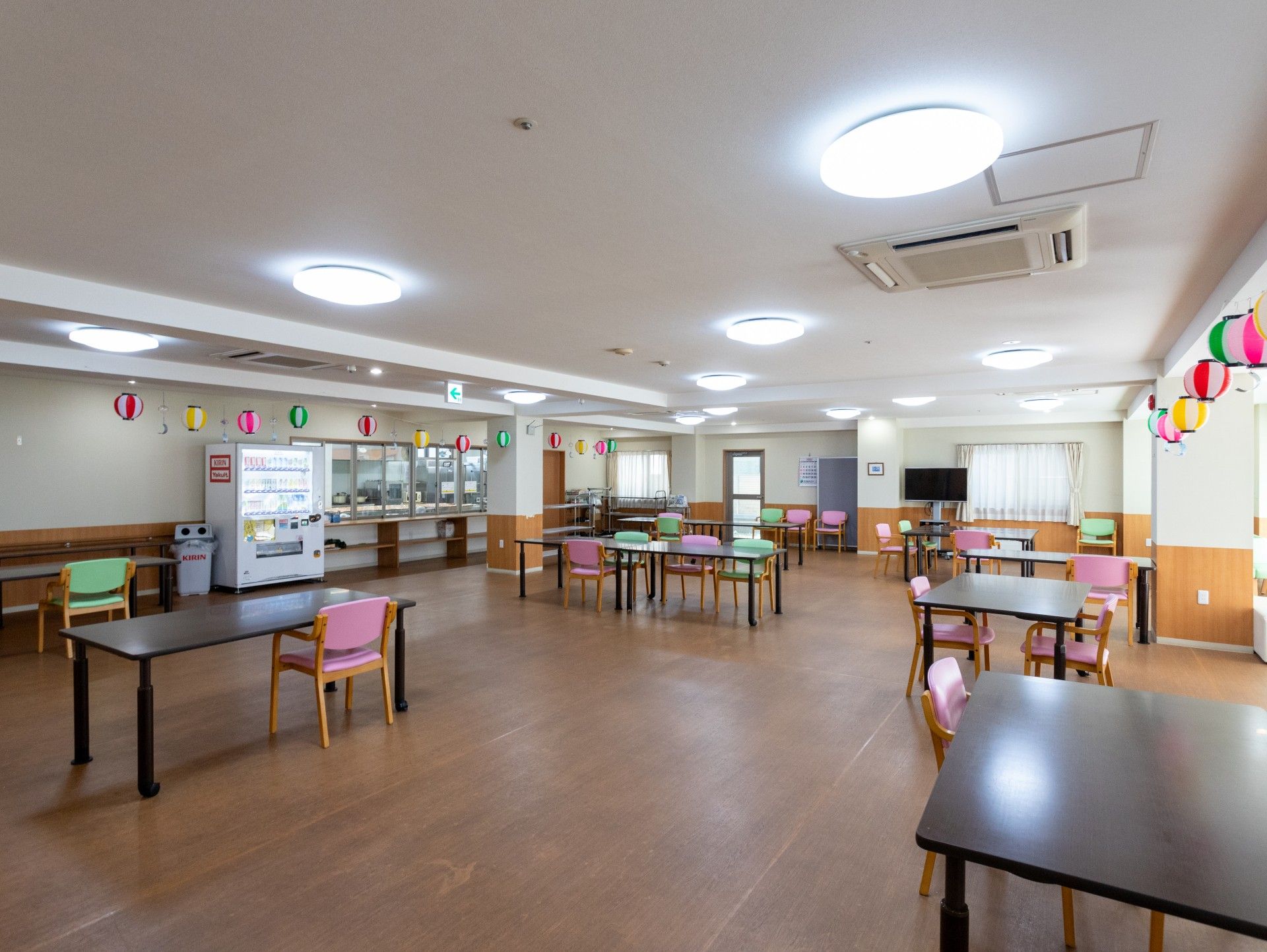 広々とした共有スペース