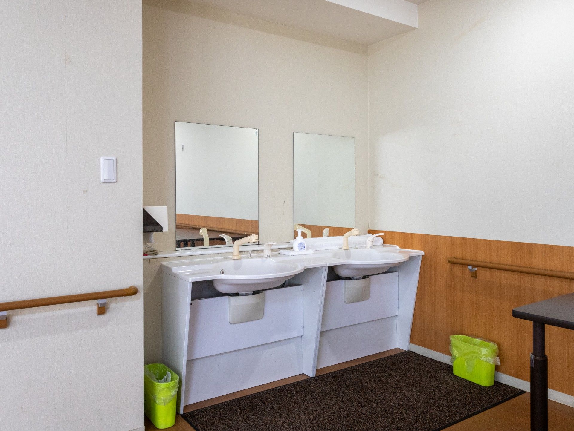 手洗い場の様子