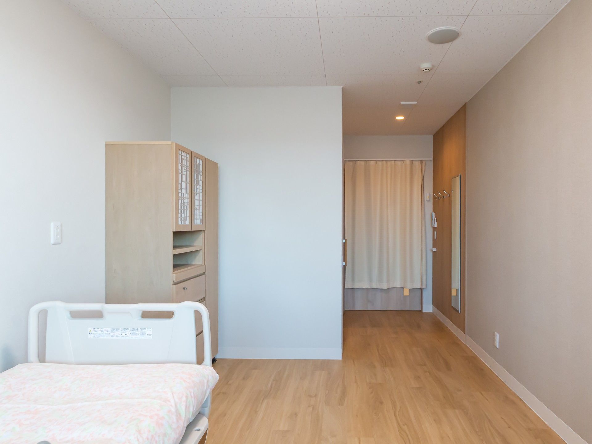 落ち着いた個室の一角