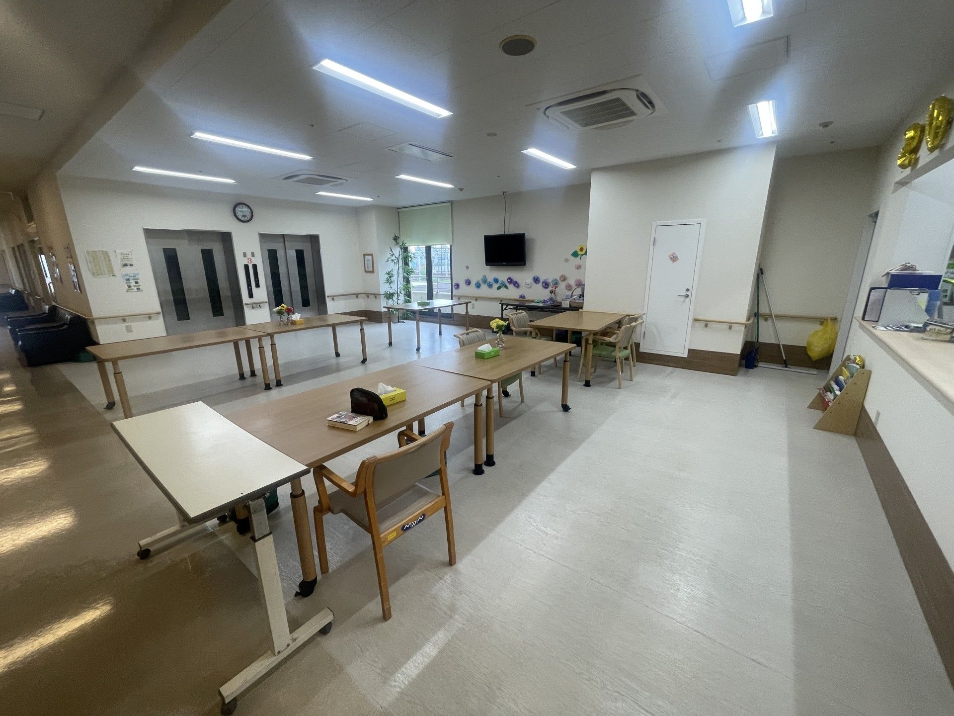 広い共有スペース