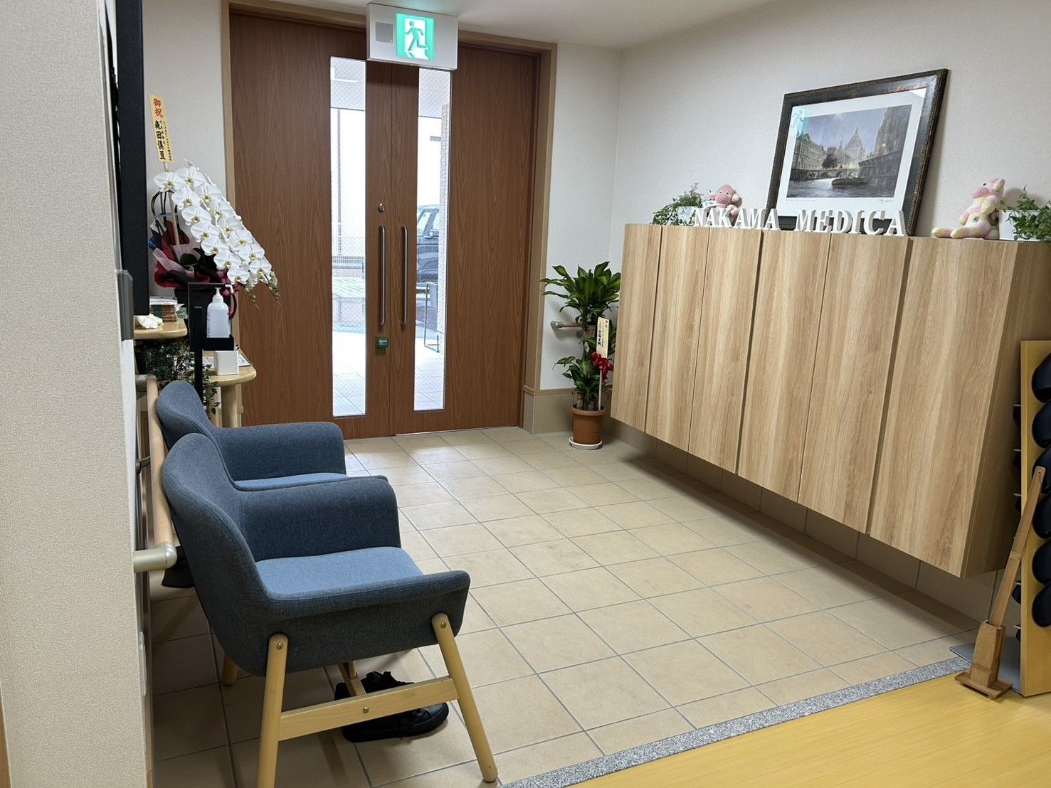 落ち着いた雰囲気の玄関