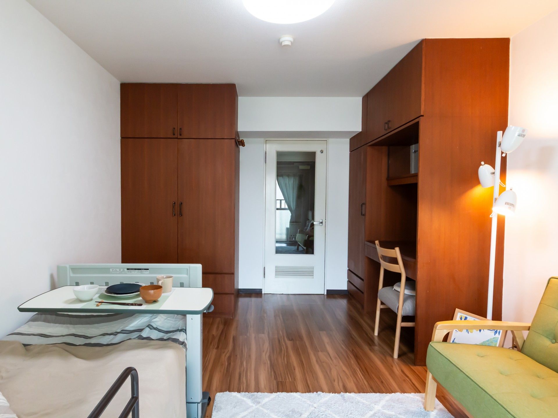 落ち着いた個室の一角