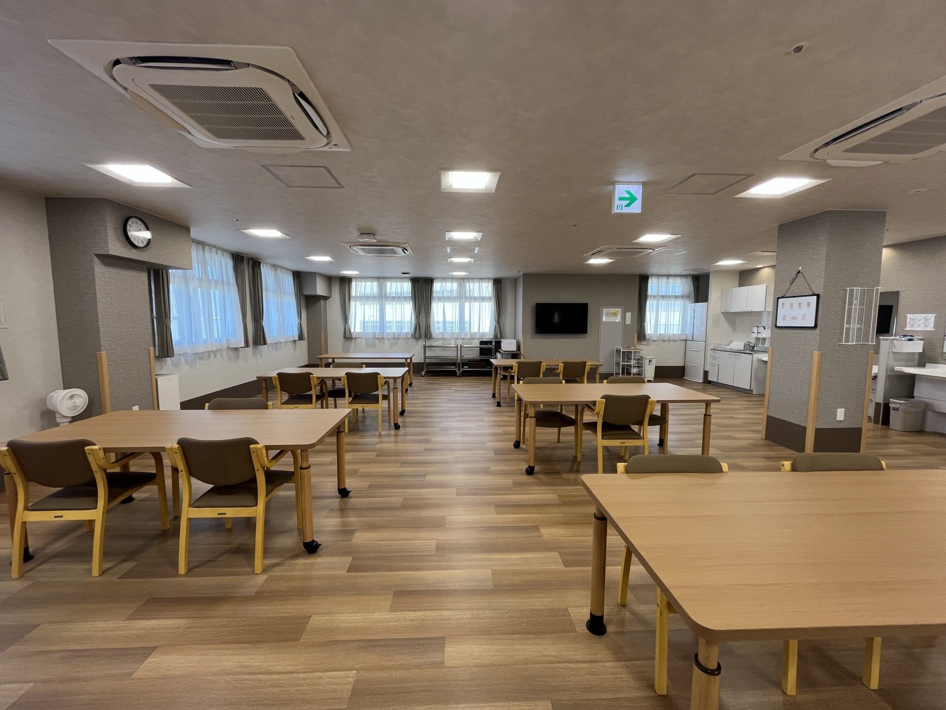 広い共有スペース