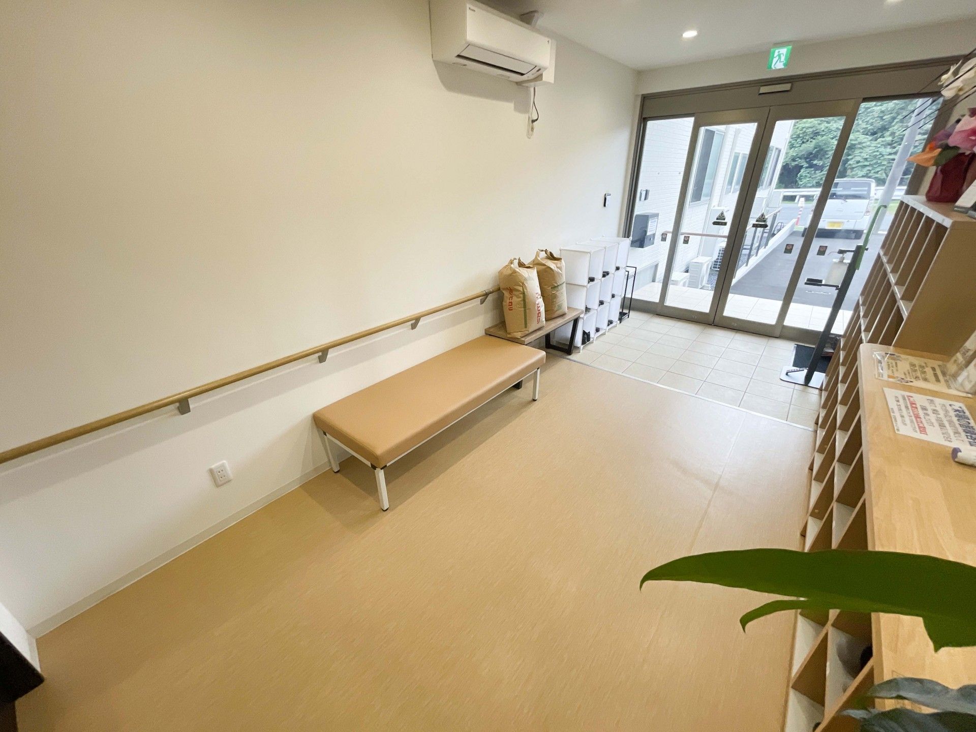 明るいエントランス