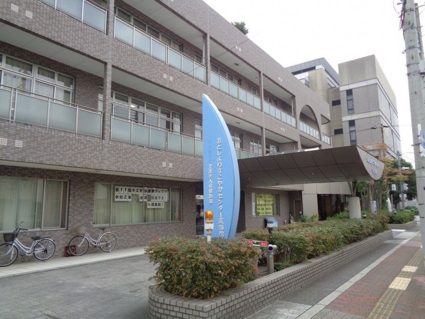 ゆったりとしたエントランス
