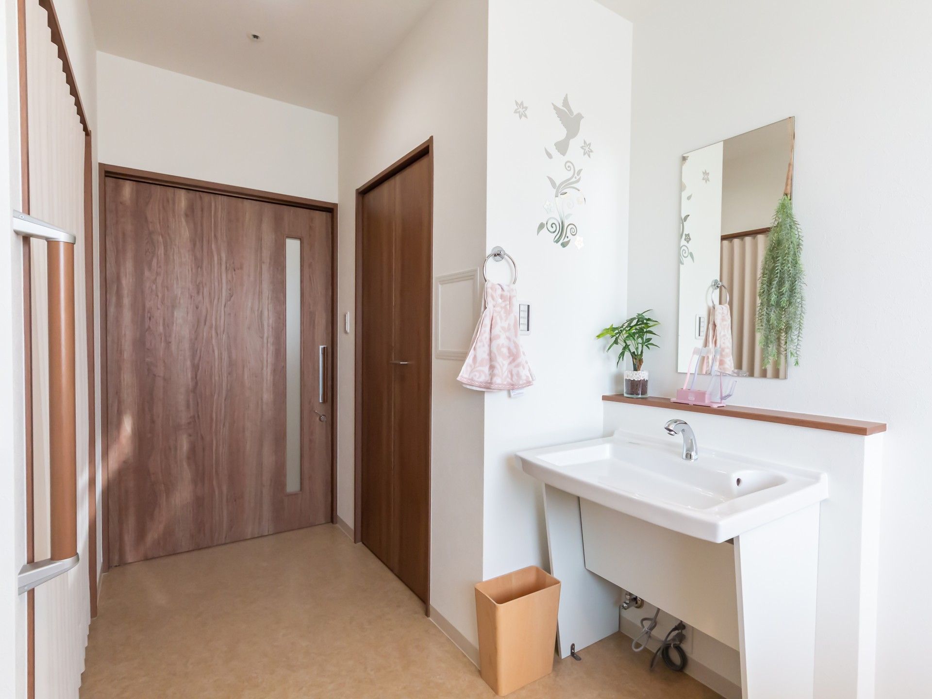 清潔感のある洗面台