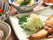 彩り豊かな食事の一例