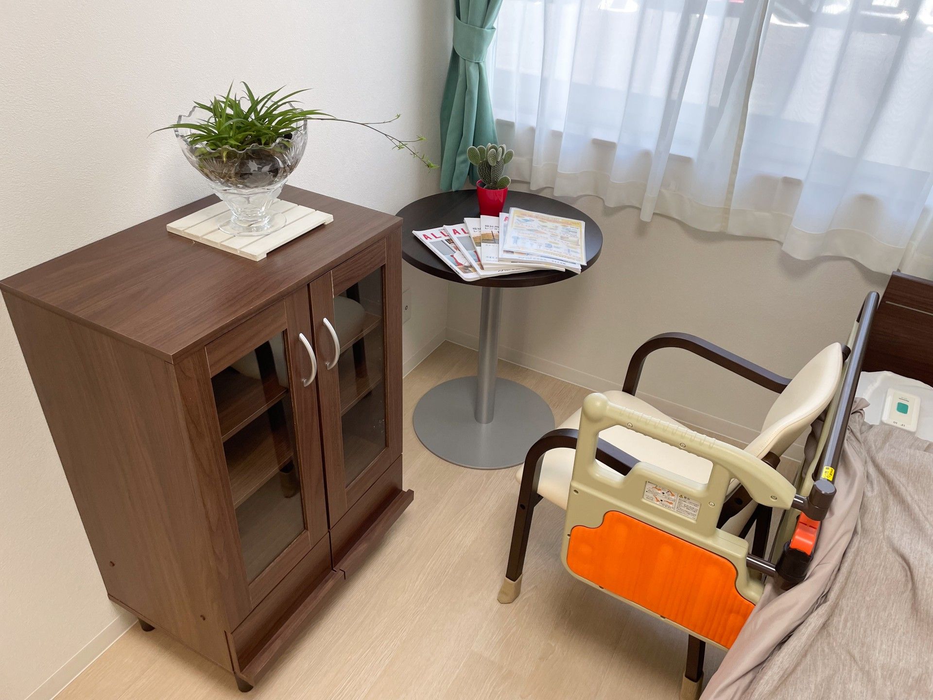 落ち着いた雰囲気の一角