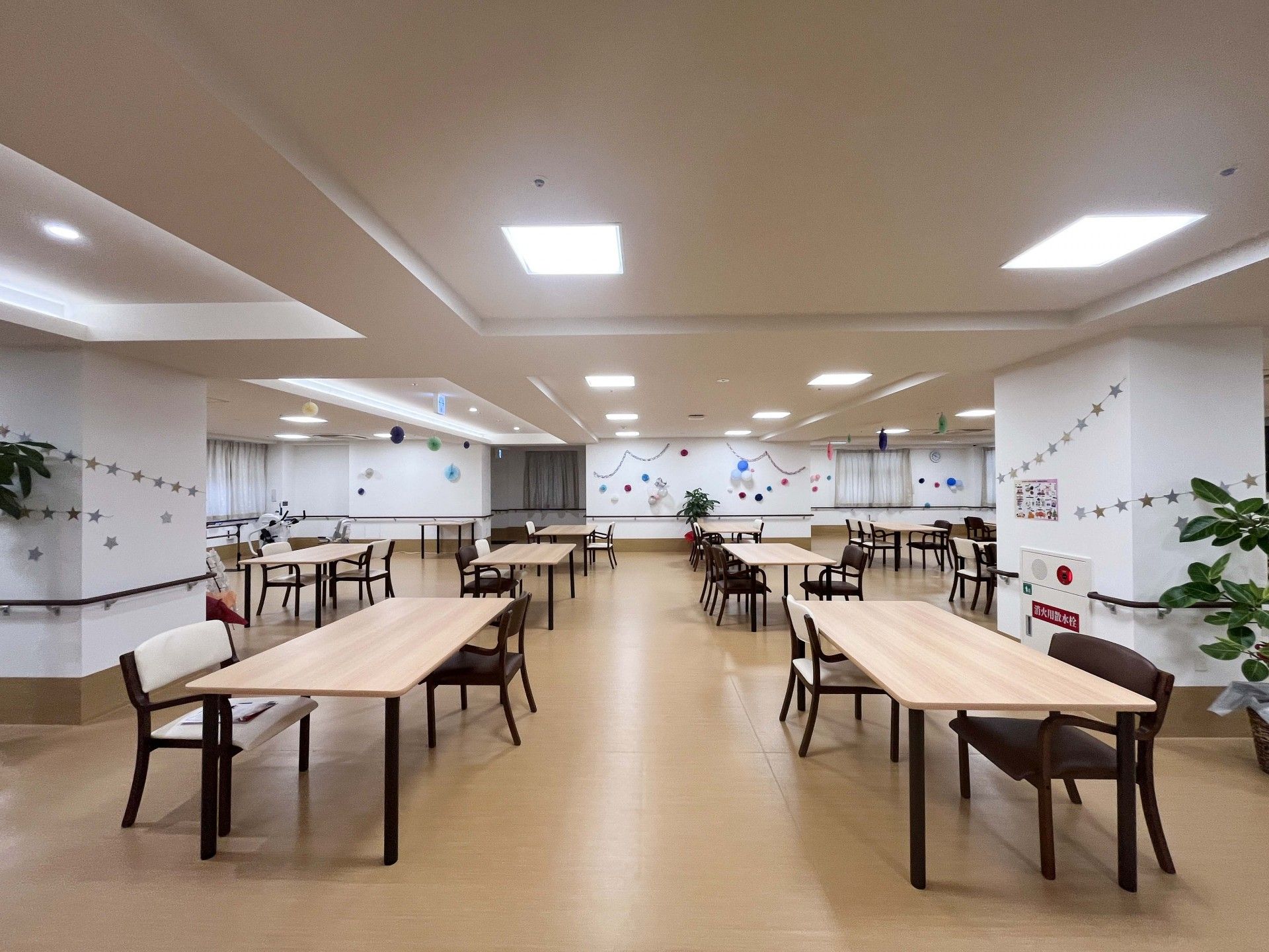 広々とした共有スペース